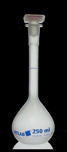 674941 | Volumetric Flask, PP, with PP stopper, Class B