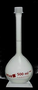675895 | Volumetric Flask, PMP, with PP srew cap, Class B