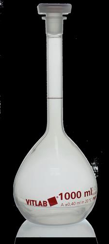 67604 | Volumetric Flask, PMP, with PP stopper, Class A