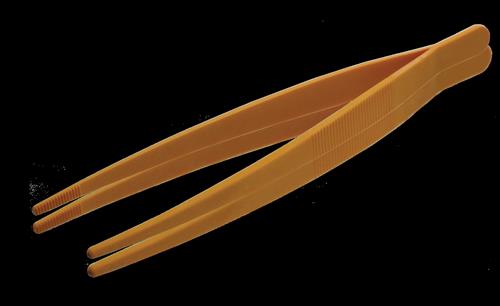 68399 | Forceps, POM, rounded ends, 250mm