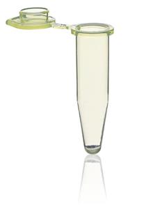 781312 | PCR tube 0.5mL w flat caps yellow 2 bags of 500