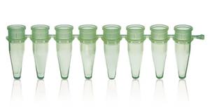 781323 | PCR 8 tube strip 0.2mL green bag of 125