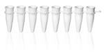 781325 | PCR tubes strip of 8 connected PP white 0.2mL bag