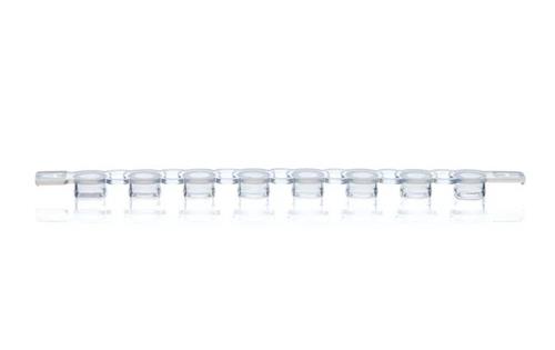 781334 | PCR 8 cap strips for 0.2mL tubes flat clear bag of