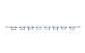 781334 | PCR 8 cap strips for 0.2mL tubes flat clear bag of