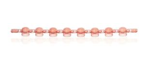 781341 | PCR 8 strip domed caps for 0.2mL tubes rose bag of