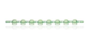 781343 | PCR 8 strip domed caps for 0.2mL tubes green bag o