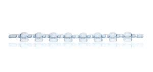 781344 | PCR 8 strip domed caps for 0.2mL tubes blue bag of