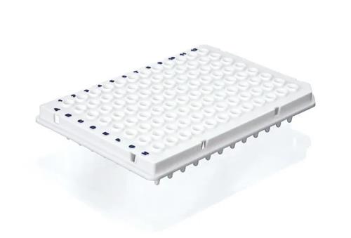 781357 | 96 well qPCR plate PP white half skirt 10 bags of