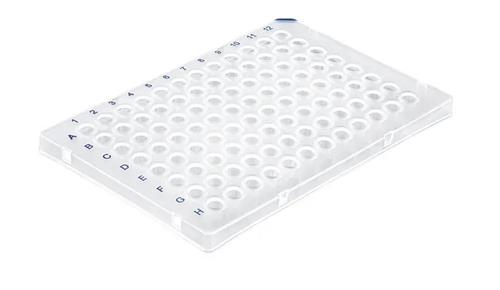781371 | Blue coding, cut corner A12, PP, BIO-CERT® PCR QUALITY