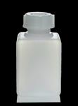 91789 | Square Bottle, HDPE, with LDPE screw cap