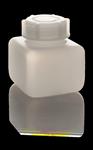 92689 | Square Bottle, HDPE, wide-mouth, w/LDPE screw cap