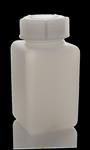 92889 | Square Bottle, HDPE, wide-mouth, w/LDPE screw cap