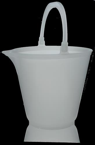 96694 | Bucket, PP, with handle and pouring lip, 12L