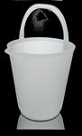 96794 | Bucket, PP, with handle and pouring lip, 15L