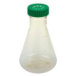 229850 | 2L Erlenmeyer Flask Vent Cap Plain Bottom Polycarb