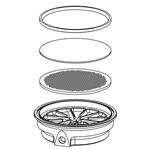 CG-1959-F203 | PTFE Filter, 200mm, 30 Micron