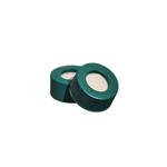 CG-4911-20 | Cap, Green, Open Top, 24-414, with 0.125" PP/PTFE/Silicone SURE-LINK Septa