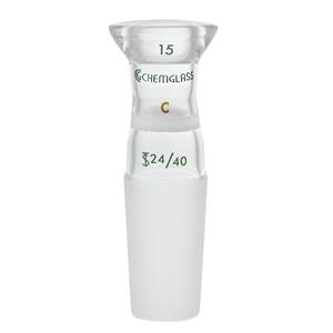 AF-0070-F-01 | Adapter, Connecting, with Frit, Airfree, Schlenk, 14/20 Joint Size