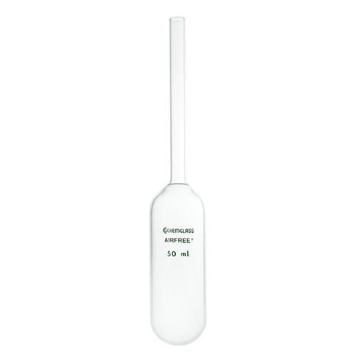 AF-0084-04 | 50mL Ampul, Drying, Airfree, Schlenk, Round Bottom, 35 O.D. x 200mm Height