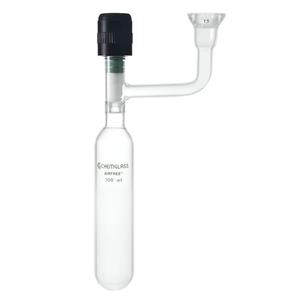 AF-0092-01 | 25mL Storage Vessel, #15 O-Ring jt, Airfree, Schlenk, 0-4mm Valve, 175mm OAH