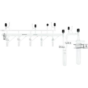 AF-0450-01 | 5-Port Vacuum Manifold, Right Handed Trap Assembly, Double Bank, Airfree, Schlenk