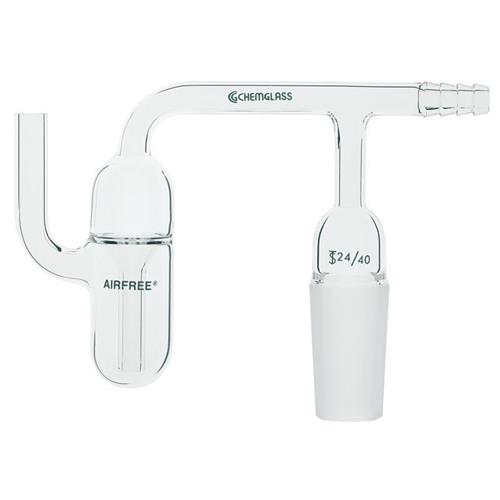 AF-0514-02 | Bubbler, Horizontal, 24/40 Inner Joint, Airfree, Schlenk