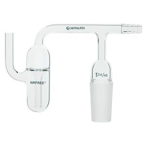 AF-0514-02 | Bubbler, Horizontal, 24/40 Inner Joint, Airfree, Schlenk