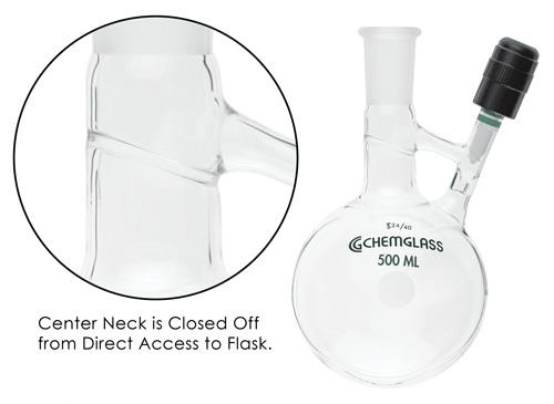AF-0525-01 | Flask Straus 500mL 24 40 Valve