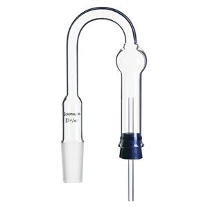 CG-1296-01 | Drying Tube, "U" Shaped, 24/40 Inner Joint, # 3 Rubber Stopper