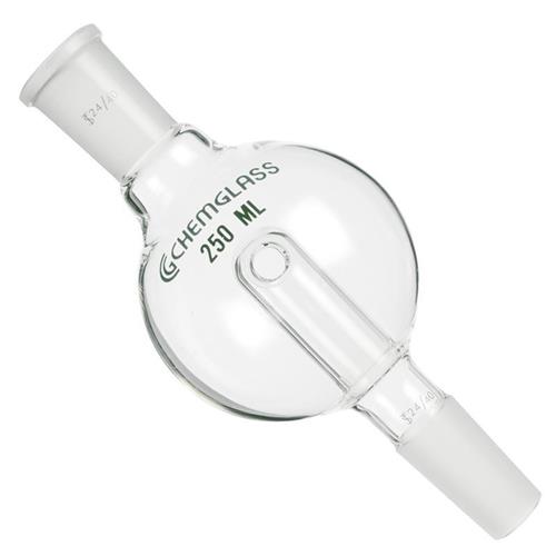 CG-1320-01 | Bump Trap, 100mL, Rotary Evaporator, 24/40 Top Outer, 14/20 Lower Inner