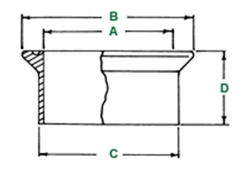 CG-147-33 | O Ring Silicone 150mm Flange