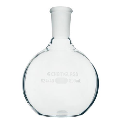 CG-1500-27 | 300mL Single Neck Flat Bottom Flask, 24/40 Outer Joint