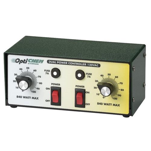 CG-15009-01 | OptiChem Heating Mantle Controller, Double Circuit, 7A, 840 Watts, (per Circuit), 120VAC