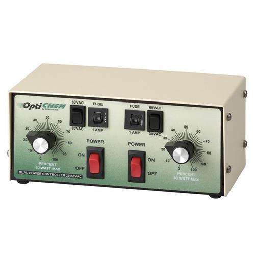 CG-15010-20 | OptiChem Heating Mantle Controller, Double Circuit, 30/60VAC Variable Output Voltage, 1A, 60W, (per 