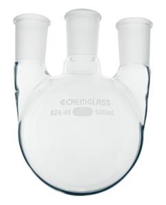 CG-1522-05 | 500mL 3 Neck Round Bottom Flask