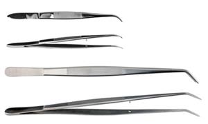 CG-1650-07 | S.S. Forceps Tweezers Curved 8