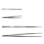 CG-1650-15 | Stainless Steel Forceps/Tweezers, Specimen, Straight, 6", Serrated Tip