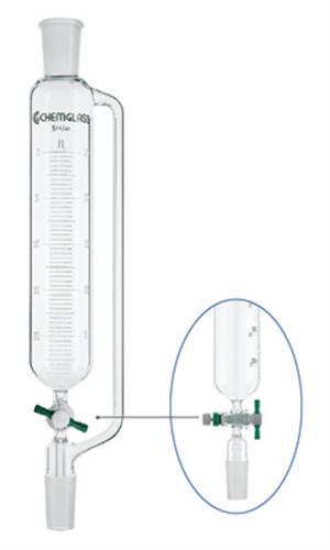 CG-1713-15 | 250mL Addition Funnel Graduated 24 40