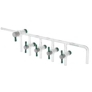 CG-1816-01 | 4-Place Gas Manifold, PTFE Stpk