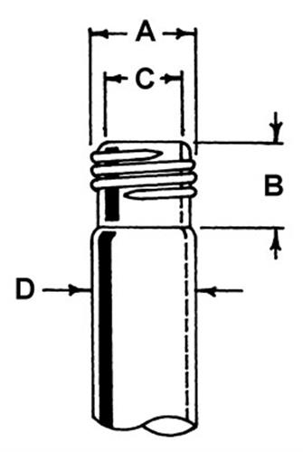 CG-194-02 | GL 18 Screw Thread Tube