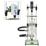 CG-1949-X-5DM | 5L ChemRxnHub Process System Complete with Glassware, Stand, Digital Overhead Stirrer, and Manifold/