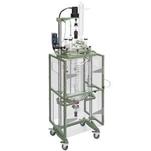 CG-1968-MB9100 | 100L Process Reactor System, Squatty, Cylindrical, Jacketed, Glass, 400mm Flange, Brushless DC Elect