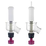 CG-1968-T-55 | Large Zero Dead Space Drain Valve, 3" Beaded Pipe, Complete, Stabilizing Pin, 1-1/2" Beaded Pipe Sid