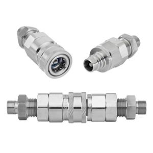 CG-1969-Q-75 | Quick Connect Set, 1/2" 316 Stainless Steel, Both Ends Terminate in M16 Male