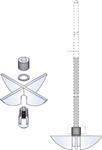 CG-2096-50 | 3mm Diameter Pin Glass Filled PTFE