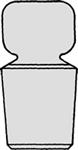 CG-3020-06 | Stopper Flask Length PTFE Size 27