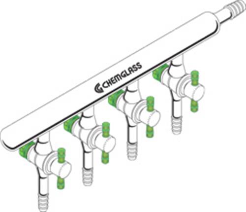 CG-4430-01 | Vacuum Manifold Right Handed 4 Ports
