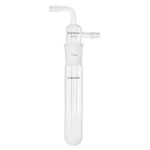 CG-4515-02 | Vacuum Trap, Serrated Hose Connections, Complete, Trap Bottle 38mm OD x 225mm Overall Length, 34/45 