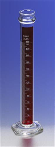 CG-8254-25 | Cylinder 25mL Red Stripe